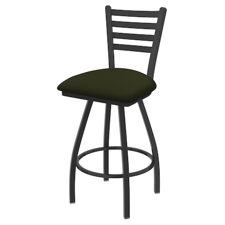 30 Swivel Bar Stool,Pewter Finish,Canter Pine Seat